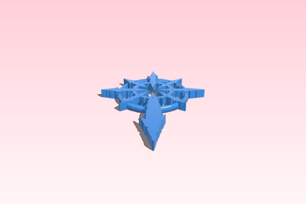 Chaos Impurity Seal Charge Token (T9A_Warhammer) | 3d print model