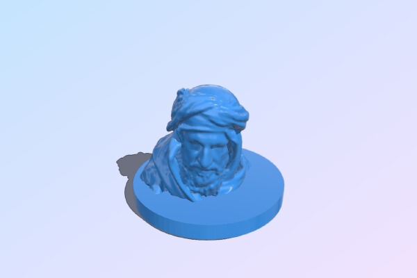Mokhtar Statue | 3d print model