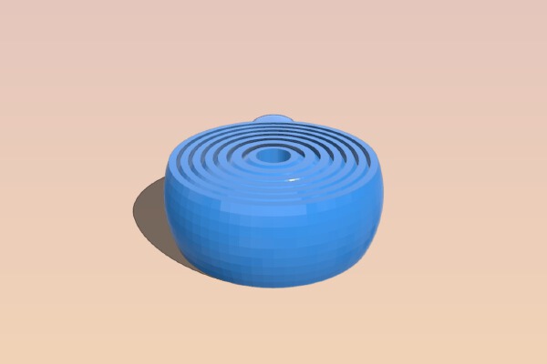 My Customized Gyroscopic Relaxing Keyring Generator for 3D printing | 3d print model