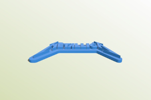 Metallica Logo | 3d print model