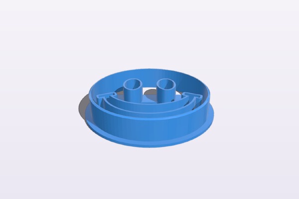 Smiley cookie cutter | 3d print model