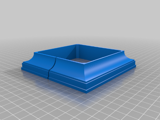Decorative foot_skirt for 4x4 post | 3d print model