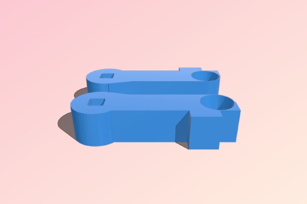 Singing lobster toy, repair part (Jawbone) | 3d print model