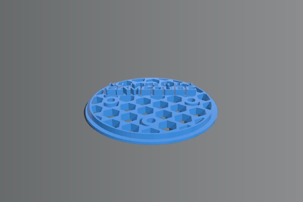Nintendo Gamecube Fan Grill | Raspberry Pi Case | 3d print model