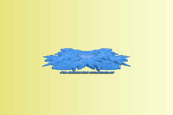 Wall clock pattern | 3d print model