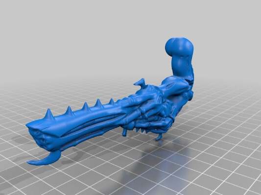 Tyrant Barbed High Rule Dude Arms | 3d print model