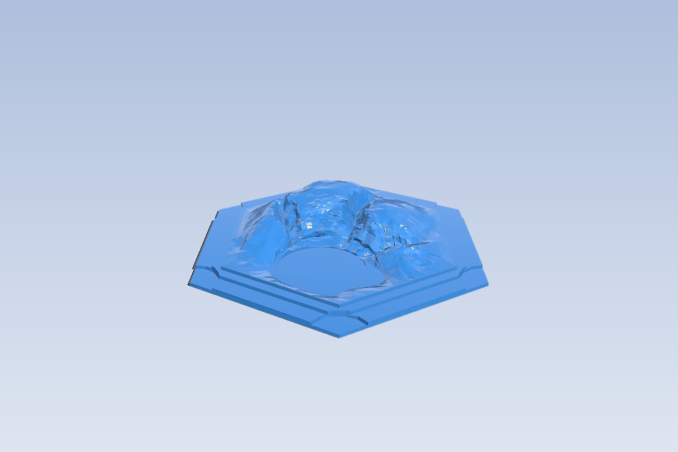 3D Catan Gold Tile