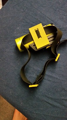 contour roam 2 headstrap mount + sliders | 3d print model
