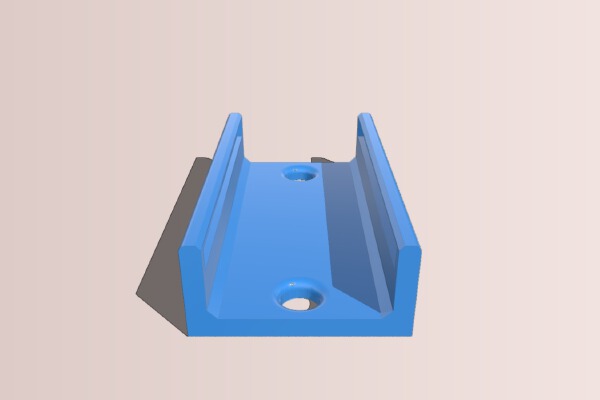 Simple clip-in holder for ATMega32 "Arduino Pro Mini" modules available cheaply online | 3d print model