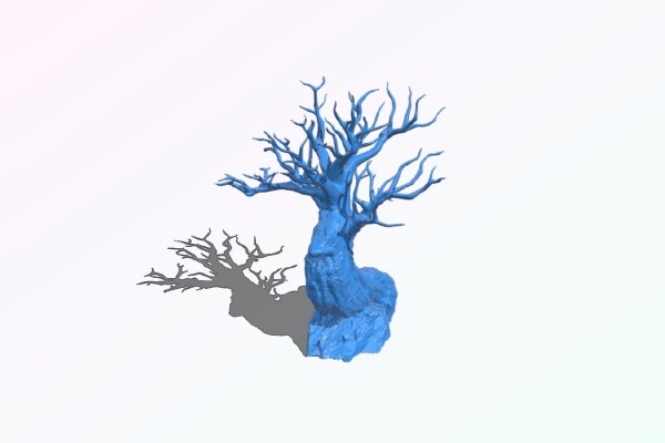 tabletop tree - deer tree | 3d print model