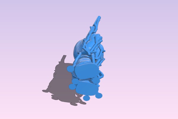 Hitman con soportes | 3d print model