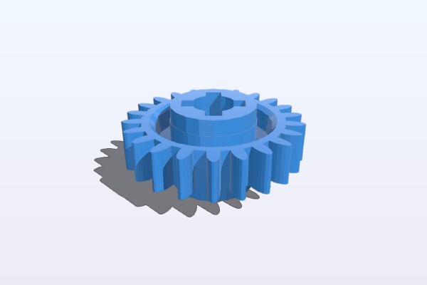 Philips mixer axle gear | 3d print model