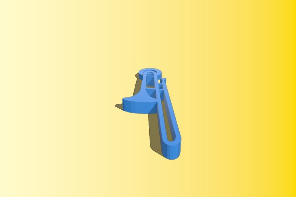 Trombone Keychain | 3d print model