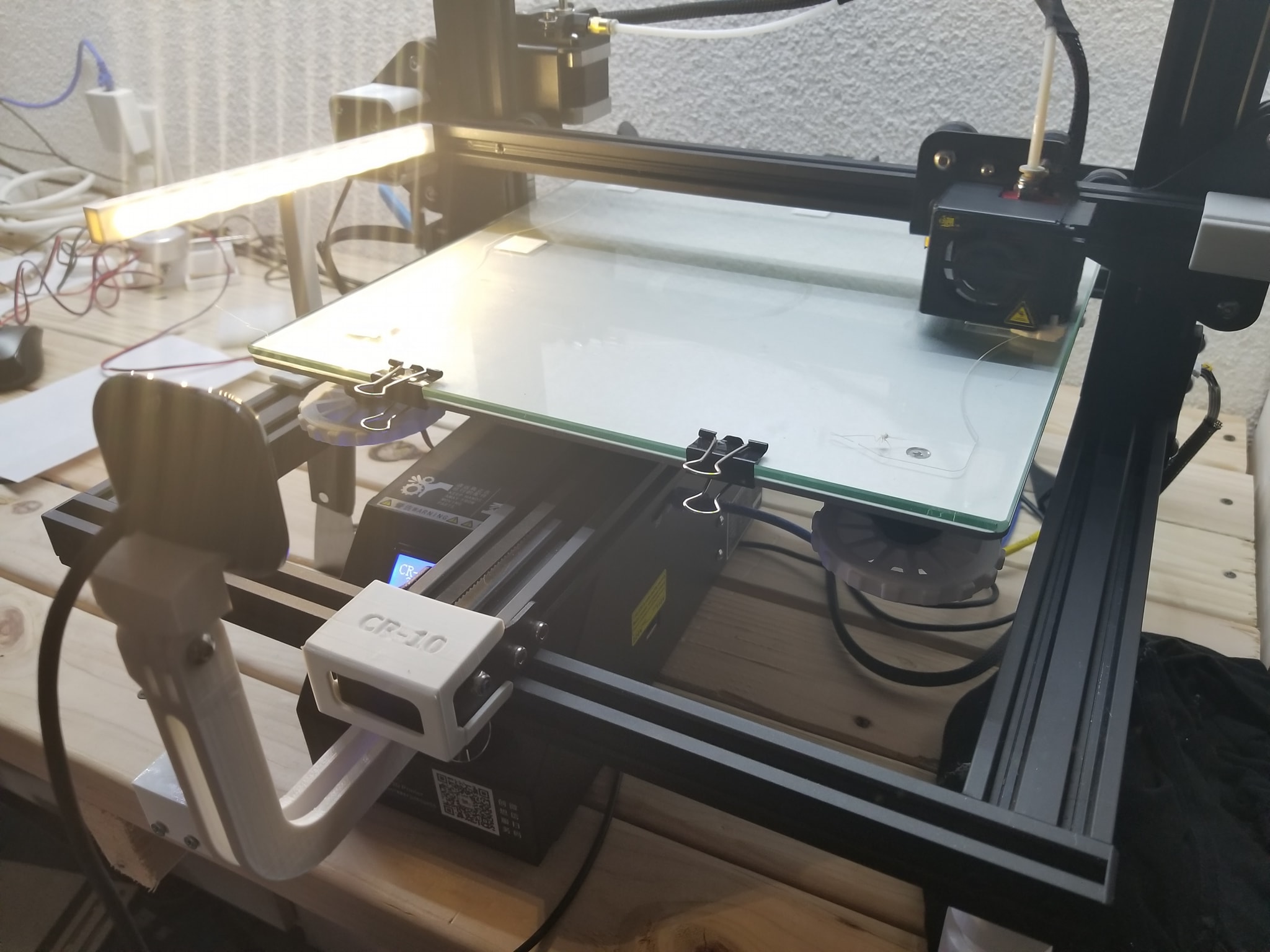 Extrusion LED Light Bar with Wire Tunnel and optional GoPro Mount