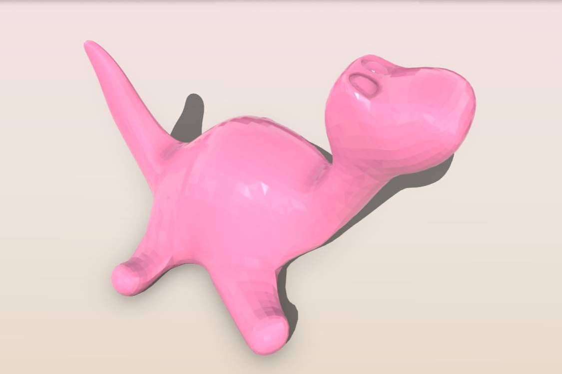 3D Printed Dinosaur with STL