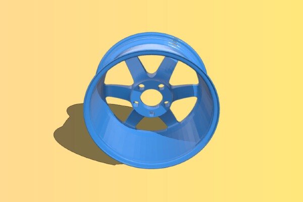 Volk Te37 Wheels | 3d print model