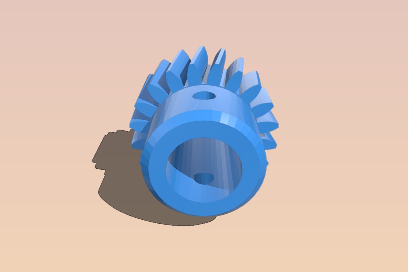 Robox plastic gear extruder