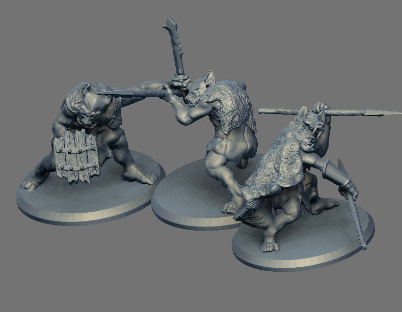  3 Goblins 28-32mm