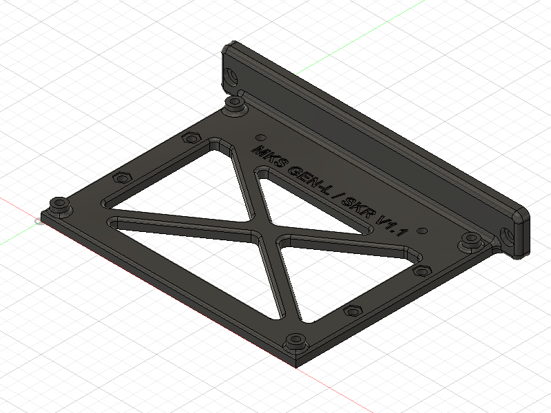 SKR V1.X _ MKS Gen-L mounting bracket 2020 - 3030 extrusion