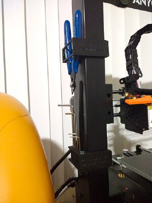 Anycubic I3 Mega Repositionable Tool Holder Blocks | 3d print model