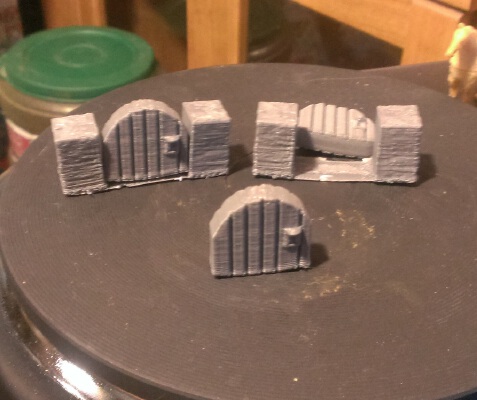 Door and Door Frame - separate | 3d print model