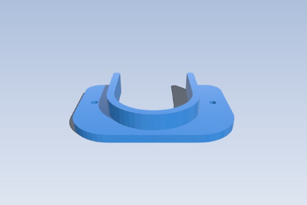 Soporte para tubo PVC filamento en caja | 3d print model