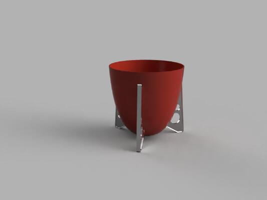 Fallout 4 inspired flower pot | 3d print model