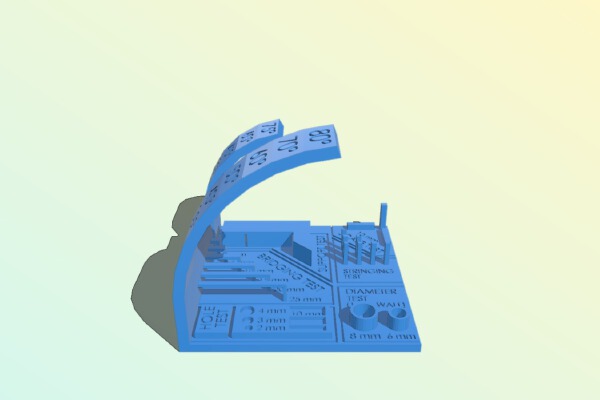 One layer bridge testing Gcode | 3d print model