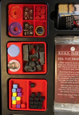 Hellboy: The Board Game  (KS Edition) Token Holders | 3d print model