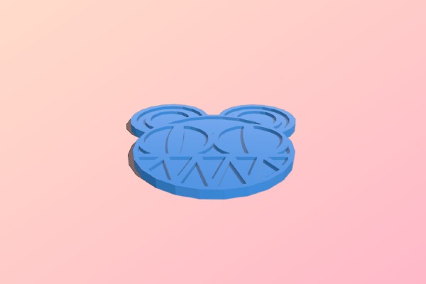 Radiohead - Modified Bear Logo | 3d print model