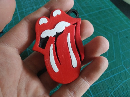 The Rolling Stones Keychain | 3d print model