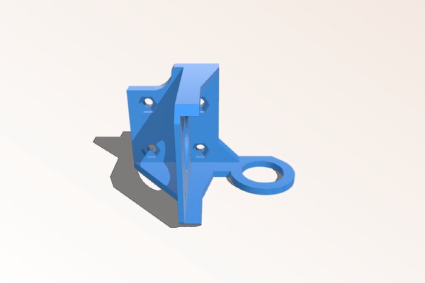 E3D Titan Mount (Wilson_Prusa i3 Rework) | 3d print model