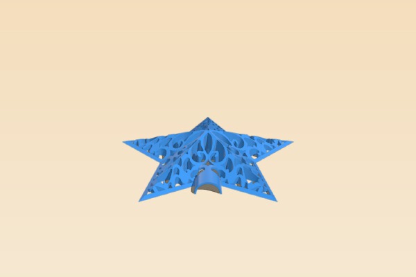 Christmas Tree Star | 3d print model