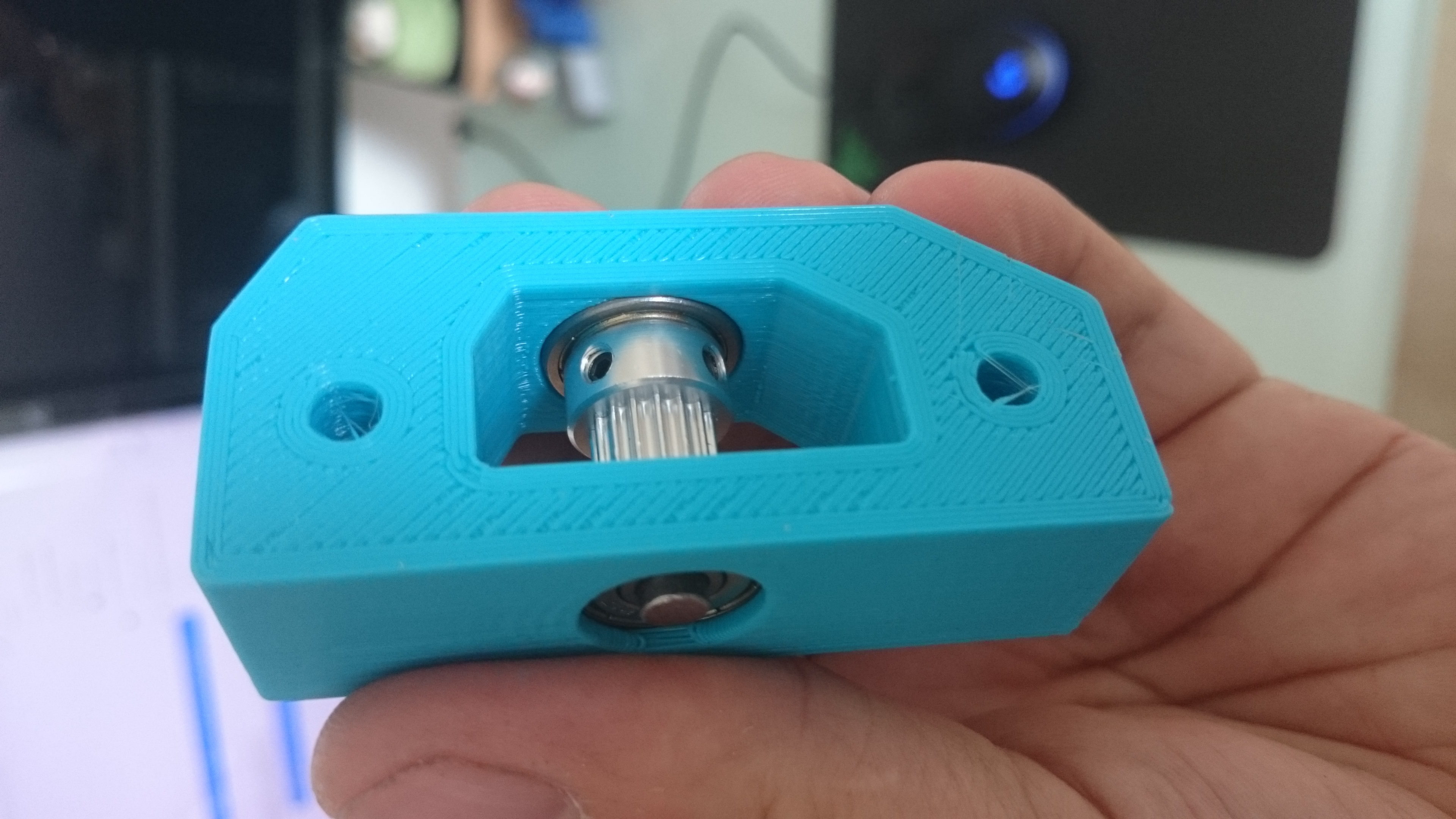 AM8 - Reinforced X Tensioner (using motor pulley)