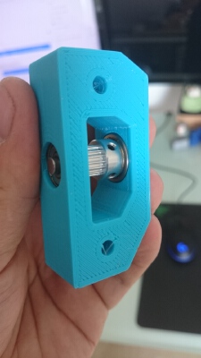 AM8 - Reinforced X Tensioner (using motor pulley) | 3d print model