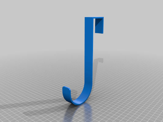 Front Door Wreath Hanger - Christmas Wreath | 3d print model
