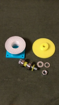 Mounted spool holder for idbox | 3d print model