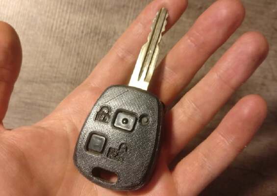 Toyota Yaris key fob case | 3d print model