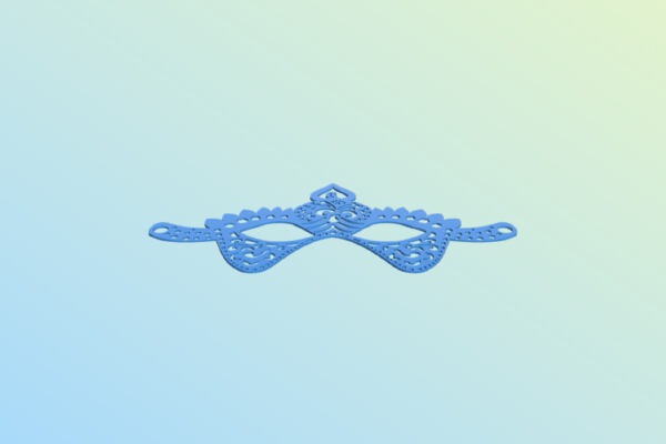 3D Printed Masquerade Mask for Women | 3d print model