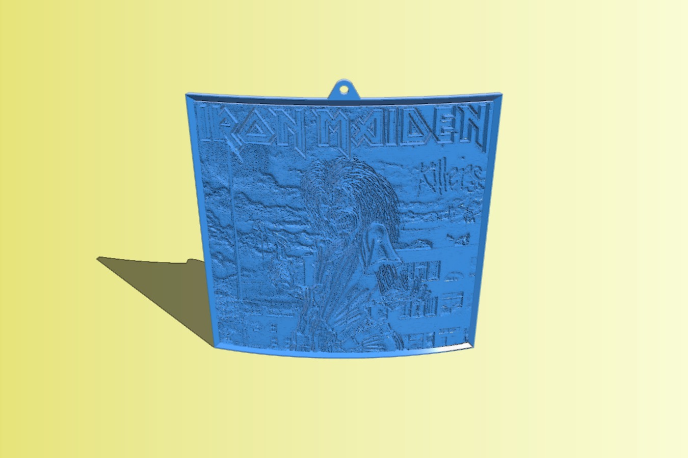 Iron Maiden Lithophane Killers Album Files to download and to 3D print for free 3DPEA