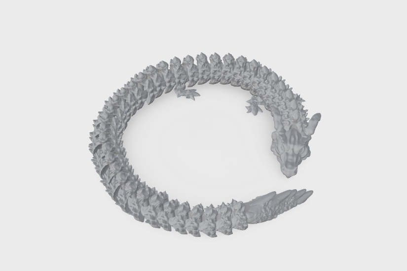 3D printed Articulated dragon | Files to download and to 3D print for ...