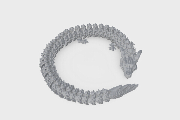 articulated dragon | 3d print model
