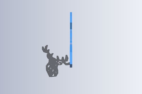 DEER Wall Art _ Decoration | 3d print model