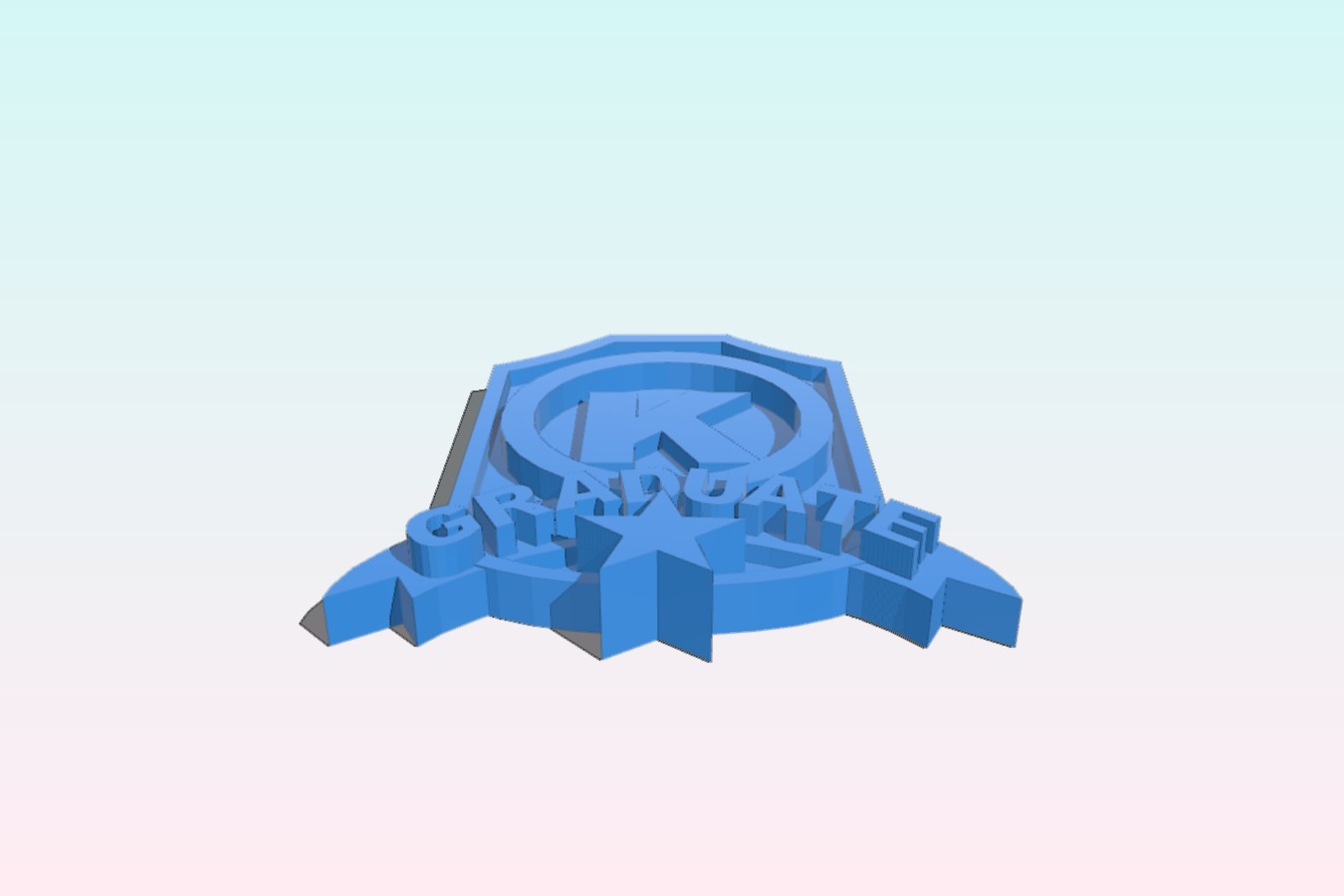 ACPL 3D Class Graduation Badge