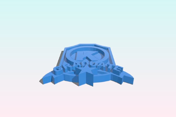 ACPL 3D Class Graduation Badge | 3d print model