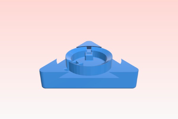 Locked Dovetail Triangle Gift Box | 3d print model
