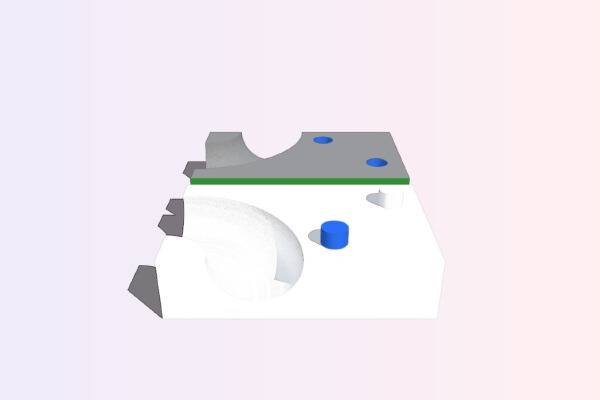 3_4" elbow cutting jig | 3d print model