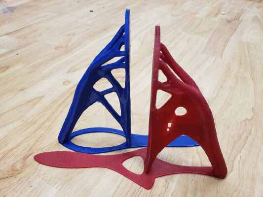 Generative Organic Bookends | 3d print model