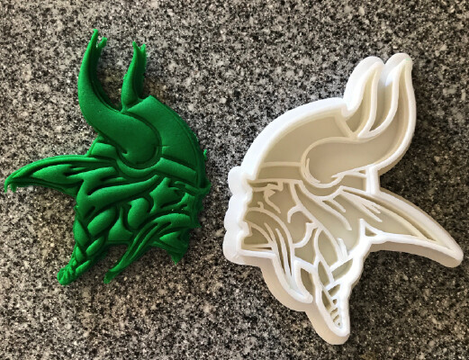 Minnesota Vikings Cookie Cutter | 3d print model