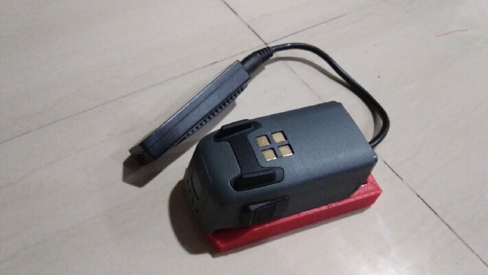 DJI Spark Battery cradle for Universal USB Charger Converter | 3d print model